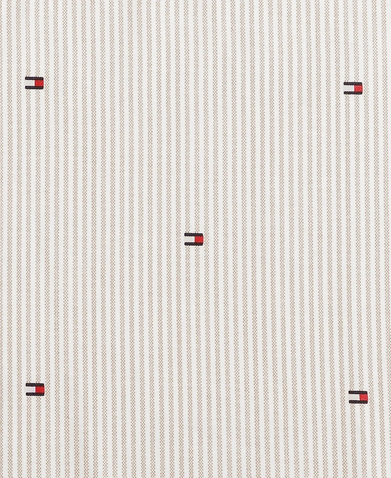 Tommy Hilfiger Ithaca Flag Stripe Cotton Percale 4-Piece Sheet Set, Queen