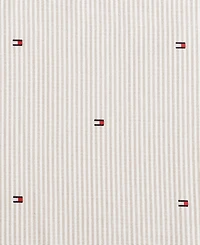 Tommy Hilfiger Ithaca Flag Stripe Cotton Percale 4-Piece Sheet Set, Queen