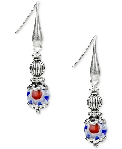 Patricia Nash Beaded Wire Drop Earrings