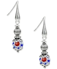 Patricia Nash Beaded Wire Drop Earrings