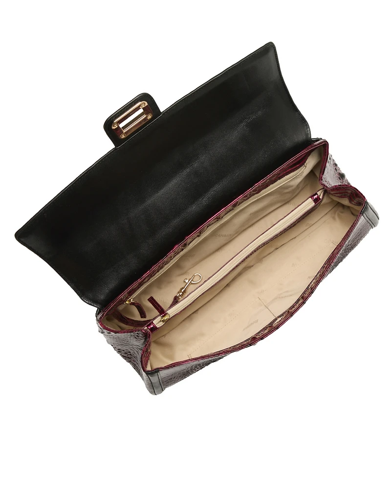 Brahmin Dayan Small Leather Towers Satchel