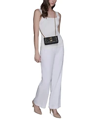 Karl Lagerfeld Paris Kosette Mini Leather Shoulder Bag