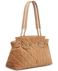 Karl Lagerfeld Paris Lafayette Medium Leather Satchel Bag
