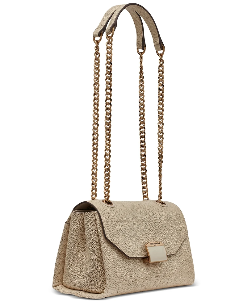 Karl Lagerfeld Paris Liana Small Leather Shoulder Bag