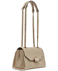 Karl Lagerfeld Paris Liana Small Leather Shoulder Bag