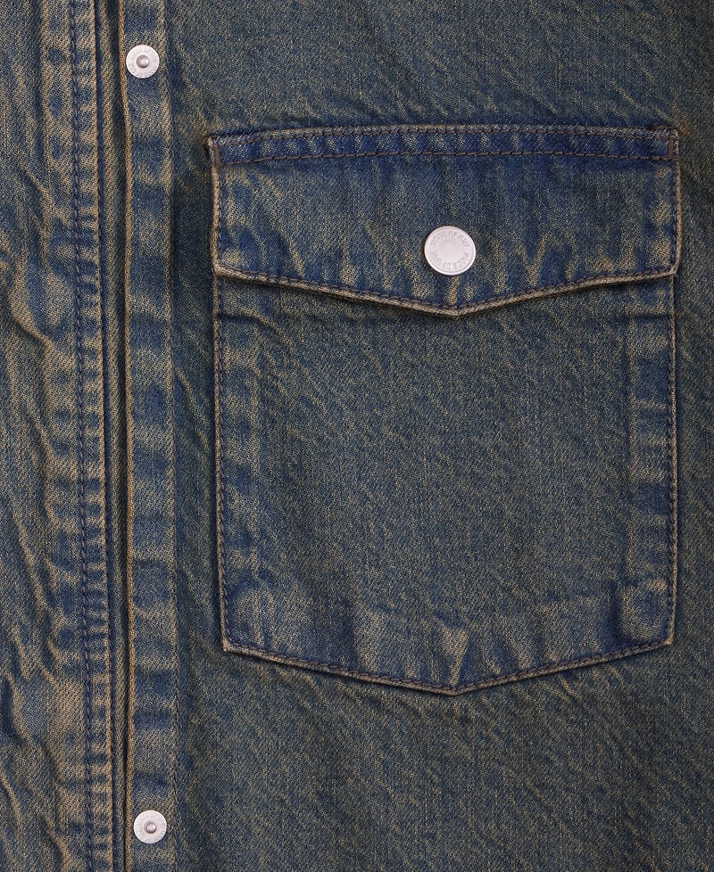 Mode of One Men's Denim Shirt Jacket, Macy's Exclusive