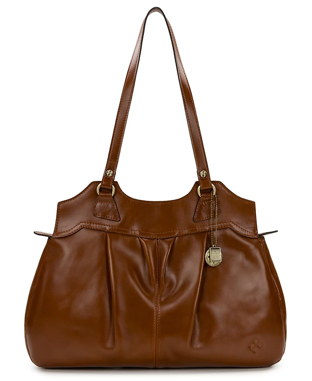 Shop Patricia Nash Empoli Leather Satchel at Beverly Center in Los
