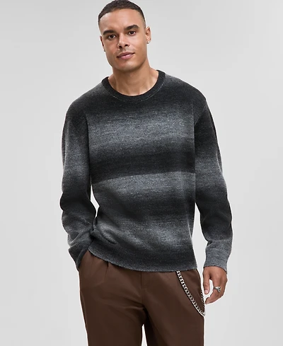 Mode of One Men's Relaxed-Fit Ombre Crewneck Sweater, Macy's Exclusive
