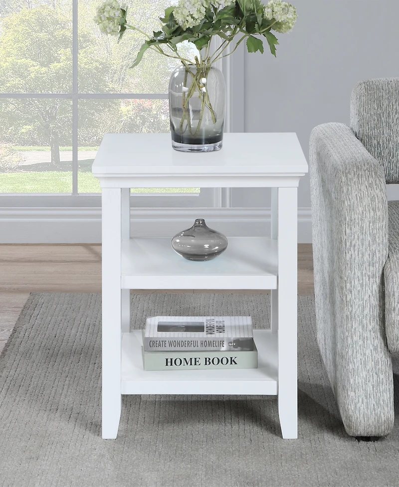 Convenience Concepts 18" Wood Tribeca End Table