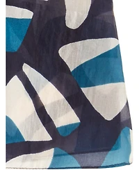 Olsen Silk Modern Graphic Scarf