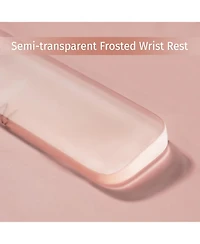 Lofree Foundation Jelly Palm Rest for Keyboard, Semi-Transparent Acrylic Ergonomic Wrist Rest, Typing Pain Relief, Stain Resistant