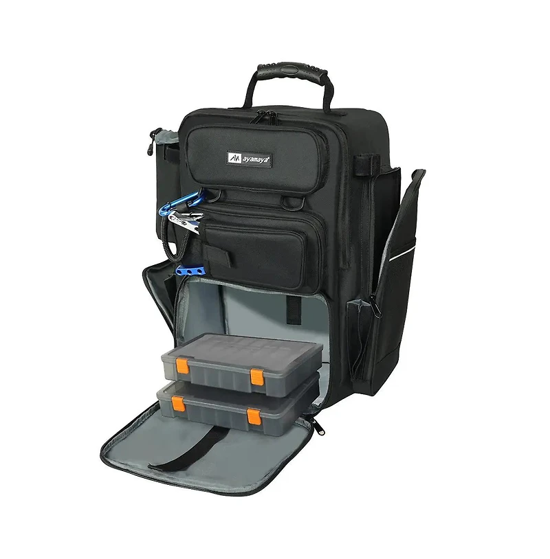 Ayamaya TackleTrek 40L Fishing Backpack with Dual Rod Holders & 2 Tackle Trays – The Ultimate Outdoor Gift for Him