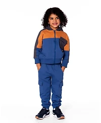 Deux par Boy Fleece Sweatpants with Cargo Pockets