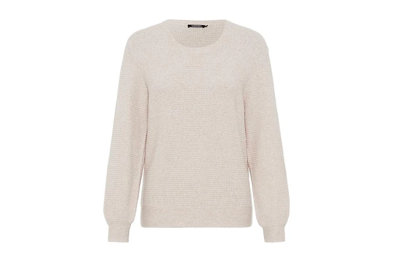 Olsen Women's Waffle Knit Pullover