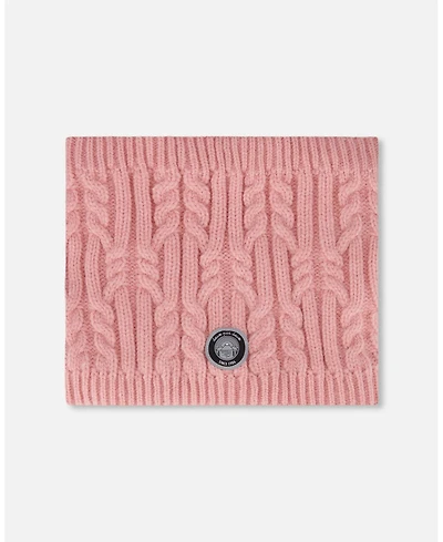 Deux par Girl Lined Winter Neckwarmer Dusty Pink - Toddler|Child