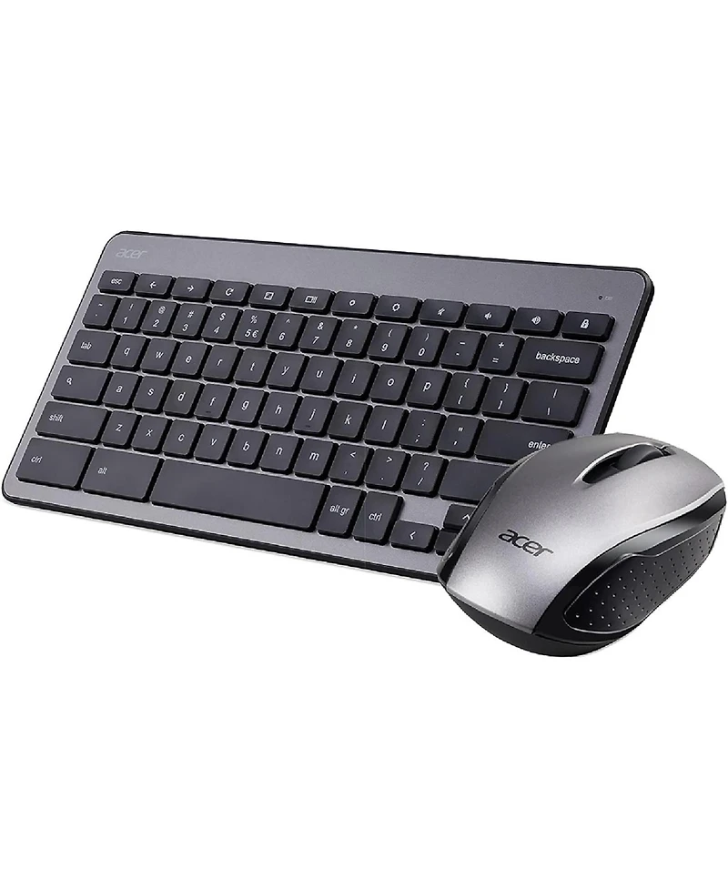 Acer Wireless Keyboard & Mouse Bundle – Rf Wireless Optical Mouse, 74-Key Wireless Keyboard with Usb Receiver