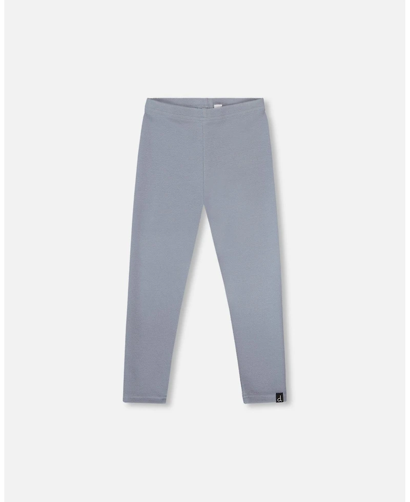 Deux par Girl Super Soft Ribbed Leggings Blue Gray - Toddler|Child