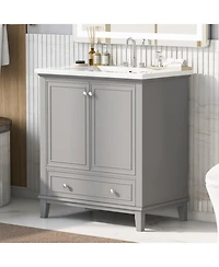 Streamdale Furniture 30" Bathroom Vanity with Sink Combo