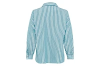 Olsen Women's Chevron Striped Shirt