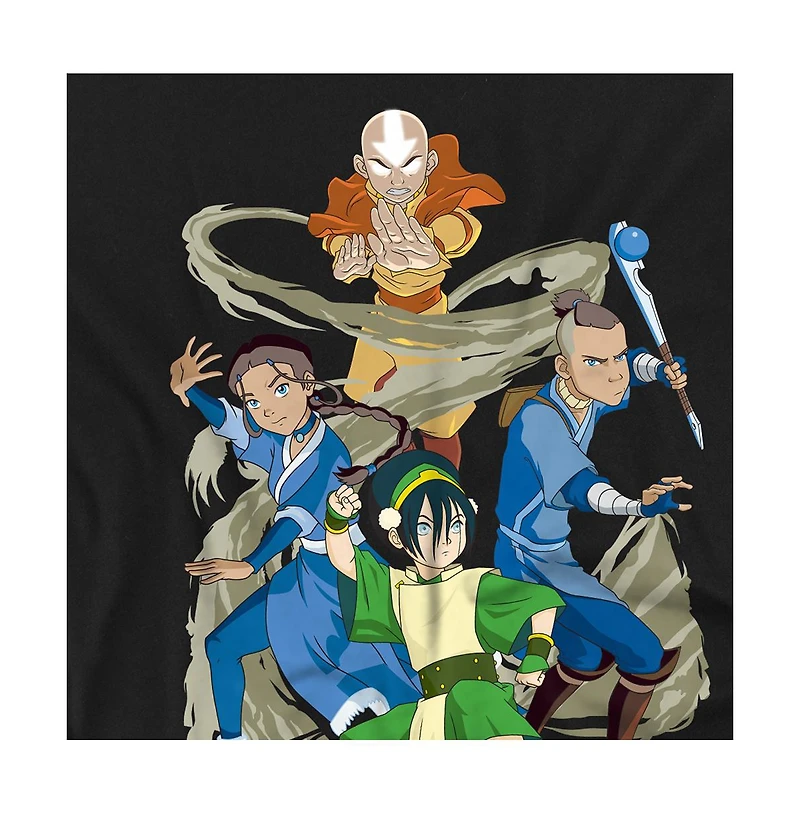Logovision Big & Tall Avatar The Last Airbender Team Elements T-Shirt