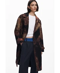 Desigual Women's Coat designed by Mr. Christian Lacroix