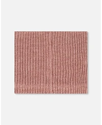 Deux par Girl Mid-Season Knit Neck Warmer Dusty Pink