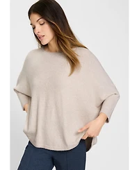 Olsen Women's Cropped Poncho