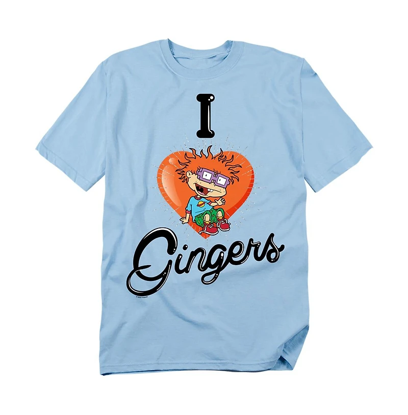Logovision Men's Rugrats Chucky I Love Gingers T-Shirt