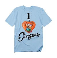Logovision Men's Rugrats Chucky I Love Gingers T-Shirt
