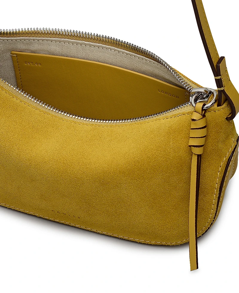 Radley London The Iris Suede Small Zip Top Crossbody Bag