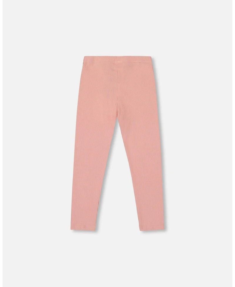 Deux par Girl Ribbed Leggings Pink