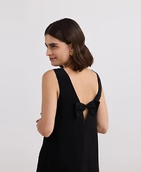 Reistor Women's Midnight Muse V-neck Short Dress Black