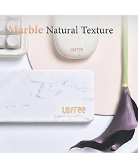 Lofree Zero Artz Mechanical Keyboard with Marble Palm Rest, 75% Rechargeable Hot-swappable Keyboards with 3 Types of Connection