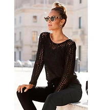 Lascana Women's Open Knit Sweater