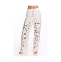 The Noli Shop Women's Celeste High Rise Jean - White