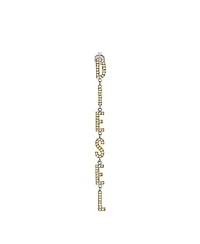 Diesel Unisex Diesel Two-Tone Stainless Steel Drop Earring
