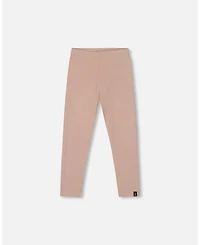 Deux par Girl Super Soft Ribbed Leggings Light Caramel