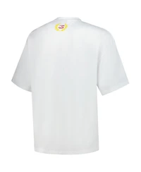 Ayrton Men's and Women's Senna White F1 Graphic Oversized T-Shirt