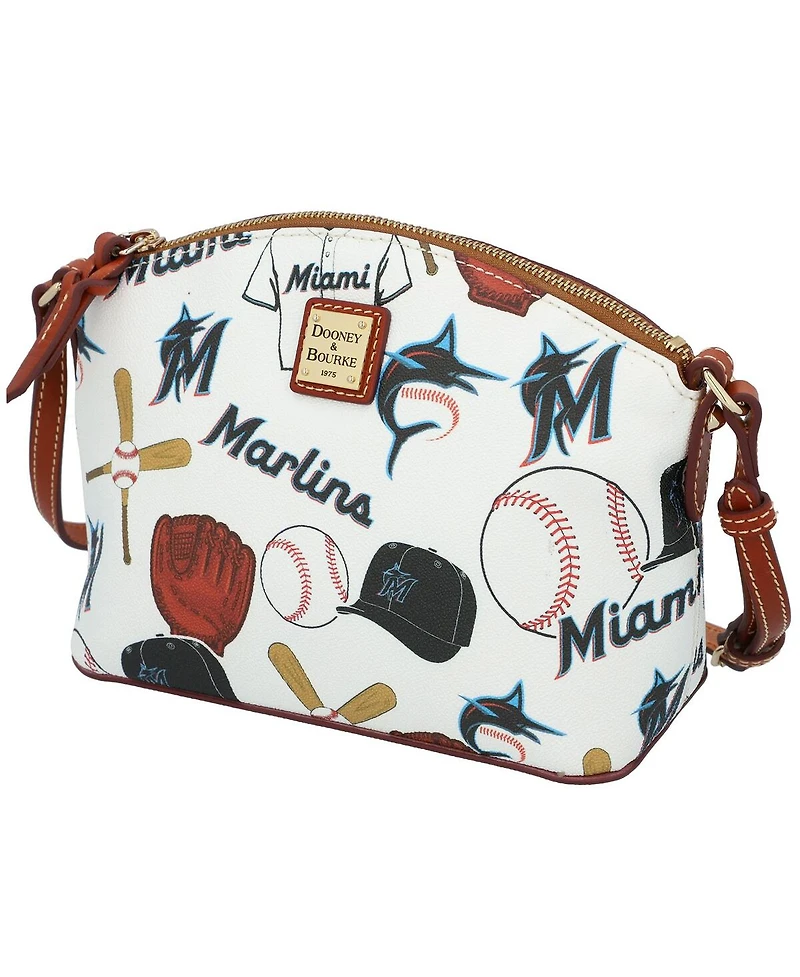 Dooney & Bourke Miami Marlins Gameday Suki Crossbody with Medium Wristlet