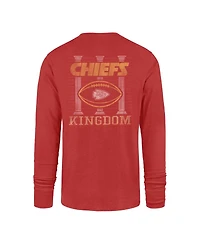 '47 Brand Men's Red Kansas City Chiefs Regional Backer Franklin Long Sleeve T-Shirt