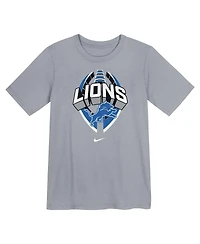 Nike Preschool Gray Detroit Lions Icon Legend Performance T-Shirt