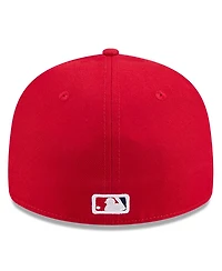 New Era Men's Red Los Angeles Angels Baseball Hall of Fame 59FIFTY Low Profile Fitted Hat