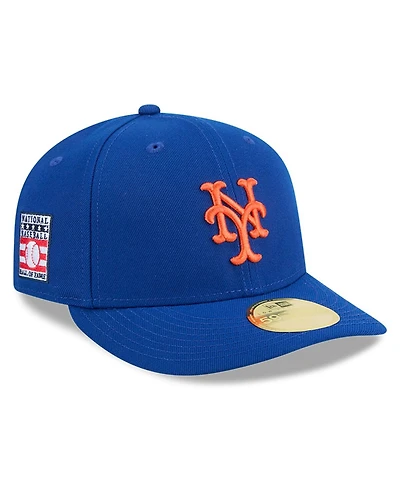 New Era Men's Royal York Mets Baseball Hall of Fame 59FIFTY Low Profile Fitted Hat