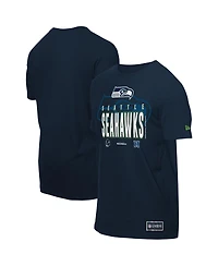 New Era Men's College Navy Seattle Seahawks 2025 Nfl Training Camp T-Shirt