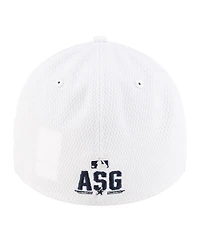 New Era Men's White Atlanta Braves 2025 Mlb All-Star Game Patch 39THIRTY Flex Hat