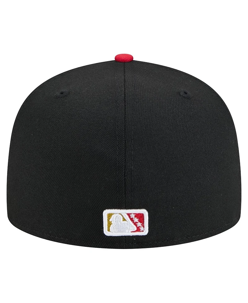New Era Men's Black Reading Fightin Phils Copa de la Diversion 59FIFTY Fitted Hat