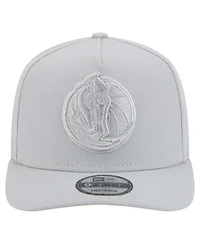 New Era Men's Gray Dallas Mavericks Colorpack A-Frame Pinch Front 9FIFTY Snapback Hat