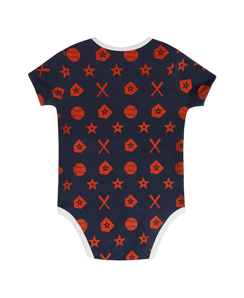 Outerstuff Baby Boys and Girls 2-Piece Navy Detroit Tigers On Deck Diaper Cover Set