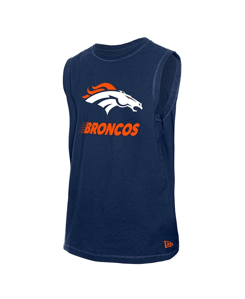 New Era Men's Navy Denver Broncos Leisure Collection Tank Top