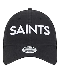 New Era Women's Black New Orleans Saints Cece 9TWENTY Adjustable Hat